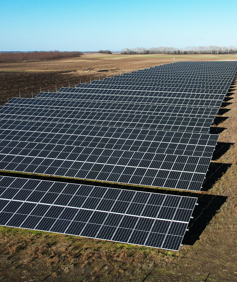 PV power plants in open areas